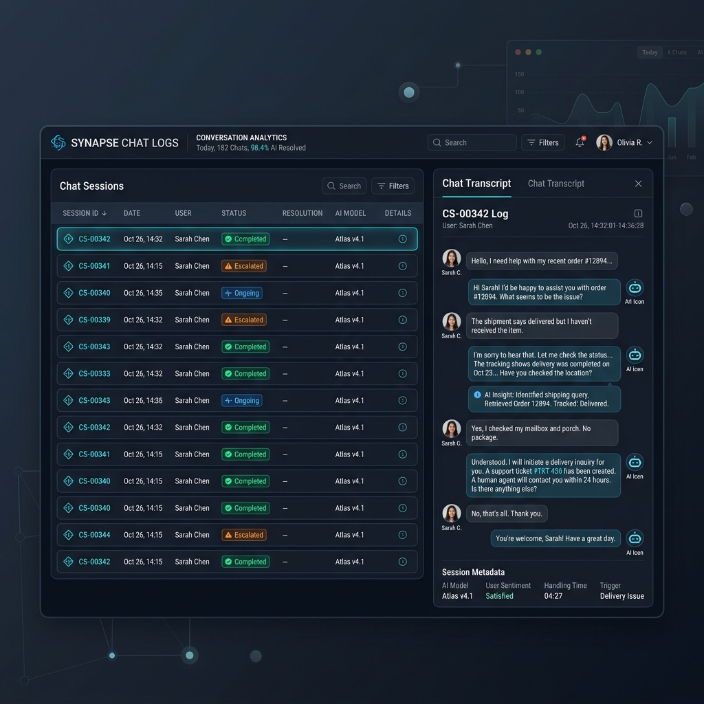Conversation Logs Preview